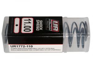 UR1772-110 Ultimate RC Stoßdämpfer Federn hinten 86mm lang 1.6mm / 11.00 Windungen (2 Stück) 