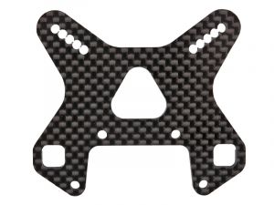 UR1921 Ultimate RC Kohlefaser Stoßdämpfer Befestigungsplatte VA (1) Mugen MBX8R
