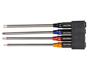 Ultimate RC Werkzeug Innensechskant-Bit-Set  mit ID-Hülse 1.5/2.0/2.5/3.0mm x 98mm UR8360X