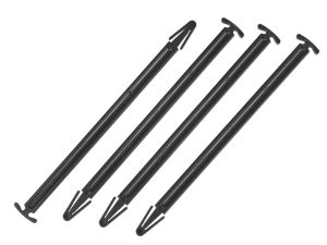 Ultimate 1:8 Truggy Reifenhalter – 4 schwarze Pins für einfache Lagerung von Reifensätzen. Hochwertige Qualität von Procircuit für RC-Car Profis.