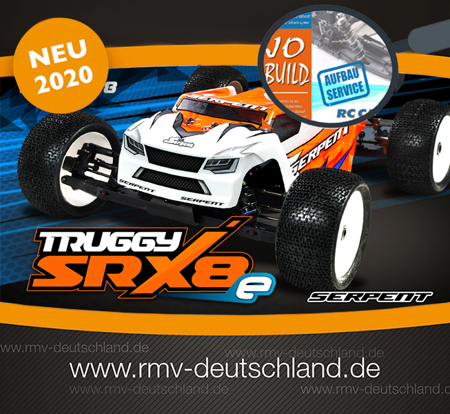 Serpent SRX8TE – Neuer 1:8 HiTech-Truggy mit Elektroantrieb ist da