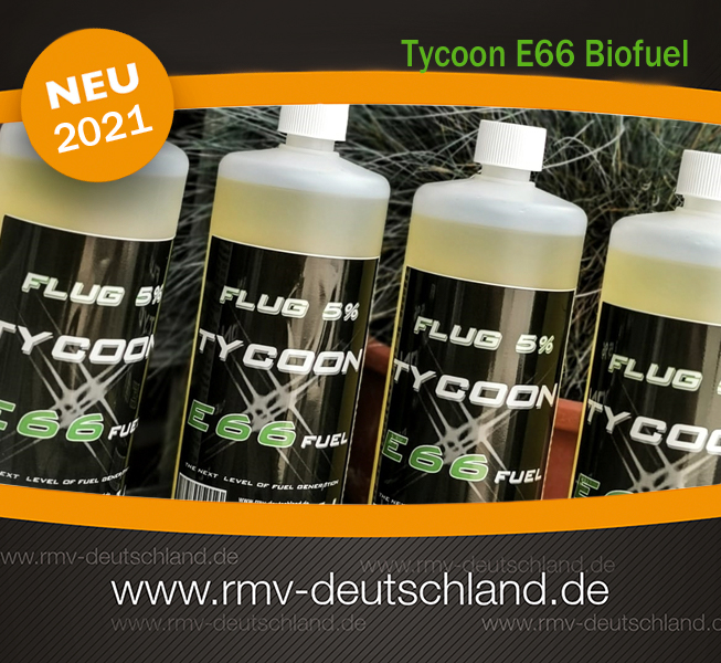 Einzigartig in Europa – Tycoon E66 Biofuel für Flugmotoren